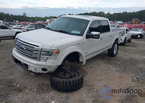 2014 Ford F-150 Platinum из США, поврежденный, VIN 1FTFW1ET1EFC42415